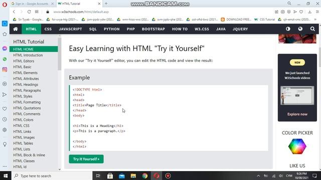 Introduction to HTML in W3School (Urdu/ Hindi) by Faiza Khan Info смотреть онлайн