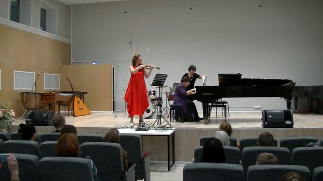 002. С. Франк - Соната для скрипки с ф-но 1 часть