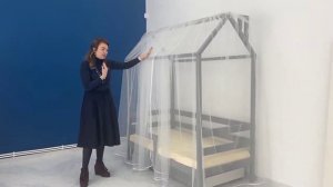 Балдахин для кроватки домика