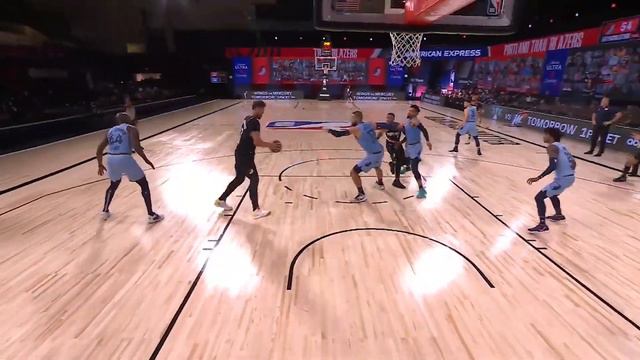 NBA Топ-5 моментов матча Портленд - Мемфис на русском | 15.08.2020 | Ball boys смотреть онлайн