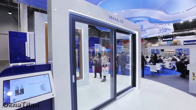 Раздвижные стеклянные двери - Veka Slide смотреть онлайн