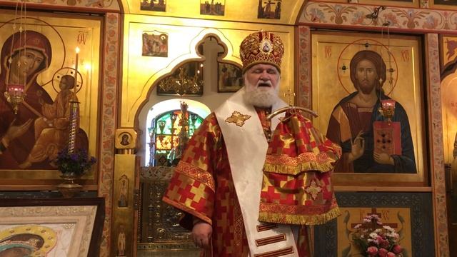 Проповедь в праздник Происхождения (изнесения) честных древ Животворящего Креста Господня смотреть онлайн