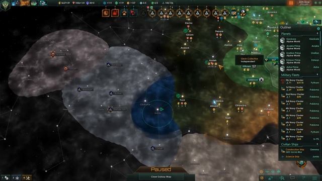 Stellaris #20 Geckos with Leviathans and Heinlein Patch - Let's Play смотреть онлайн
