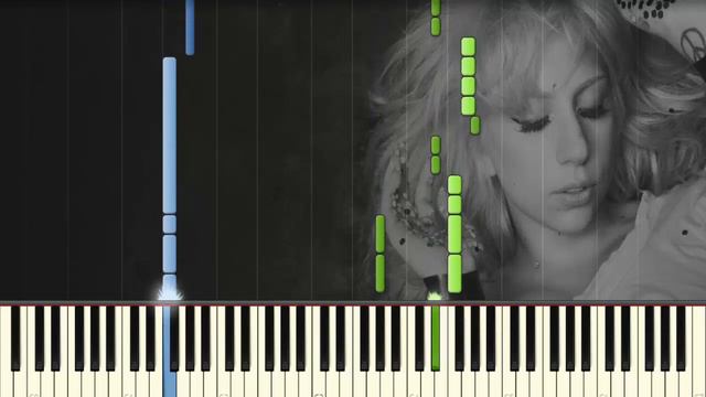 Lady Gaga - Telephone (ft. Beyoncé) - Piano tutorial (Synthesia) смотреть онлайн