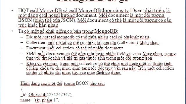 PHP + MongoDB qua video - 1 - Giới thiệu csdl MongoDB смотреть онлайн
