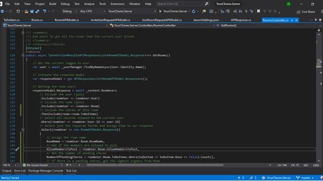 React Native - ASP.NET Core App in Arabic 21: Rooms Controller - Adding Chores to the Responses смотреть онлайн