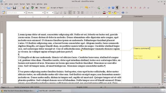 LibreOffice 4 How To: insert comments смотреть онлайн