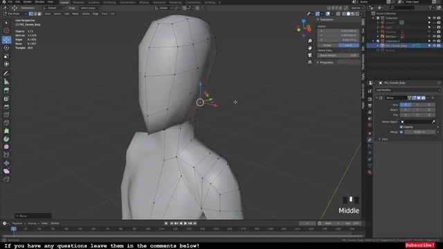 How To Make A Lowpoly PS1 Style Girl Game Character | Modelling Tutorial