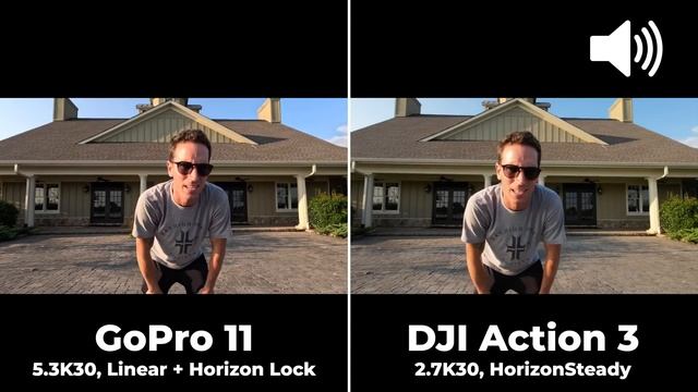 GoPro 11 vs DJI Osmo Action 3! смотреть онлайн