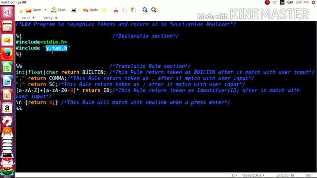 Implementation of Syntax Analyzer to Validate syntax & Type of Variable using YACC Tool смотреть онлайн