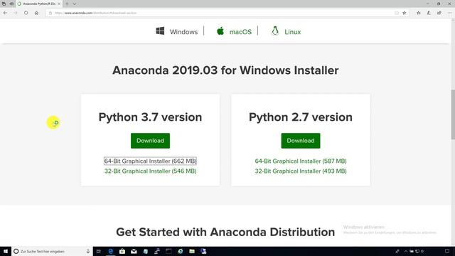 Installation für Python mit Anaconda Distribution [Windows] - Tutorial (deutsch) смотреть онлайн