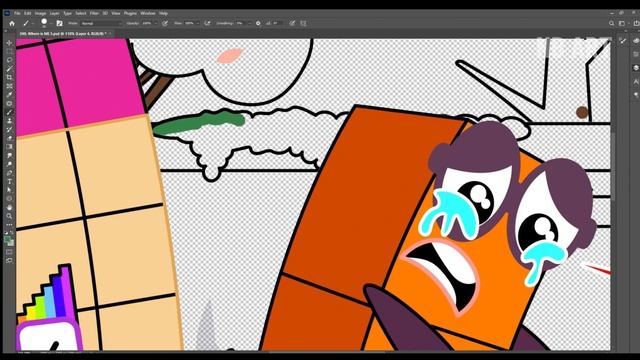 Where is NB 3? Numberblocks Fanmade Coloring Story смотреть онлайн