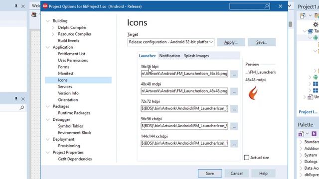 Configurações de Projeto - Delphi Android смотреть онлайн