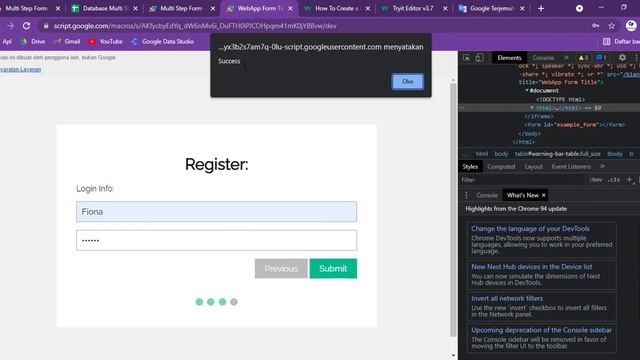 Multi Step Form - WebApp | Google Apps Script (Part 1) смотреть онлайн