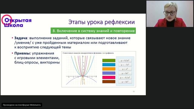 Проведение урока рефлексии урока закрепления знаний и отработки умений с использованием ЭОР смотреть онлайн