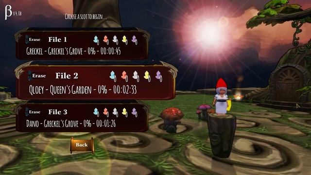 Gnomes vs. Fairies - opening scene/character selection смотреть онлайн