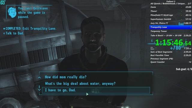 Fallout 3 All Quests/Bobbleheads/Unique Weapons Speedrun in 2:28:24 IGT (PB) смотреть онлайн