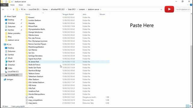 Tutorial Install Stadium Server || SIDER & CPK || PES2024 || PES2021
