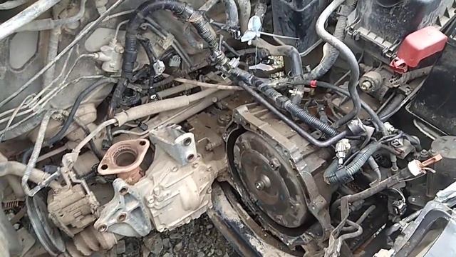 Как снять двигатель 1nz без ямы на филдаре смотреть онлайн