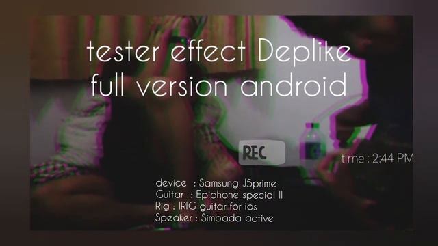 Test aplikasi Deplike effect guitar Android | FULL PACKAGE version смотреть онлайн