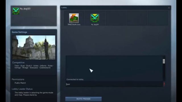 Sitting in a CS:GO lobby смотреть онлайн