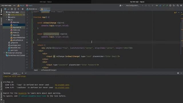 Simple REACT JS input capture смотреть онлайн
