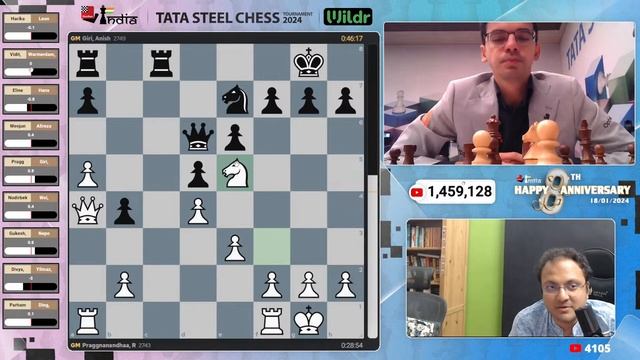 Tata Steel Chess 2024 Round 5 | Gukesh beats Nepo! смотреть онлайн