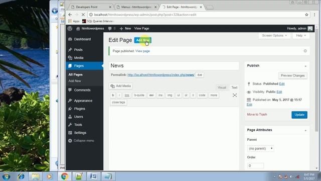 how to create menu in wordpress смотреть онлайн
