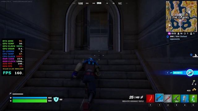 Fortnite Ray Tracing (PC) Gameplay | i9-13900K 4090 Suprim Liquid LG C1 OLED | 4K60 4K 60FPS 60 FPS смотреть онлайн