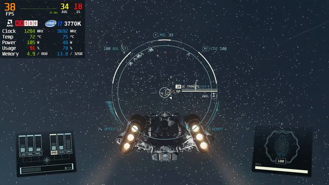 Starfield - RX 580 (2048SP) - i7 3770K (Stock) - 1080p FSR - Low Settings смотреть онлайн