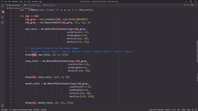 تحديد اجزاء الوجه || Face Parts Detection смотреть онлайн