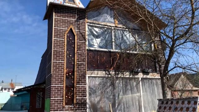 Небольшой обзор на дачный домик или у меня на даче замок смотреть онлайн