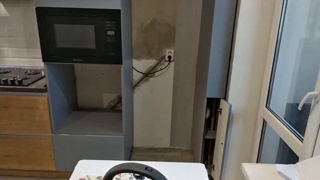 кухня в сером цвете от makemebel.by смотреть онлайн