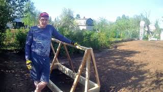 #4 Дача. уДачный парник своими руками с откидным верхом. смотреть онлайн