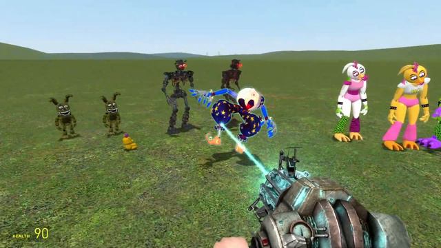 COMPLETE ALL FNAF 1 9 SECURITY BREACH ANIMATRONICS SIZE COMPARISON In Garry's Mod! смотреть онлайн