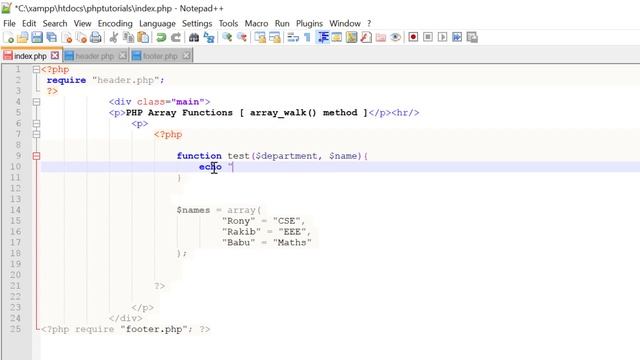 Working with Array in PHP [PART-29]: php array_walk() method смотреть онлайн