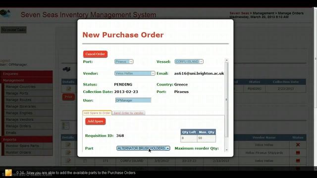 Purchase Order User Guide смотреть онлайн