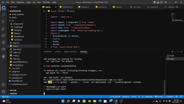 How to Create Environment Variables | Hiding API key from our App |Complete MERN Course in hindi #3 смотреть онлайн