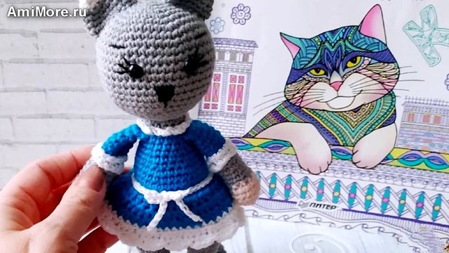 Амигуруми: схема Кошечка и Зайка Ириска. Игрушки вязаные крючком - Free crochet patterns. смотреть онлайн