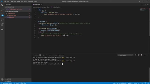 PHP 101: Creating an Object from a String смотреть онлайн