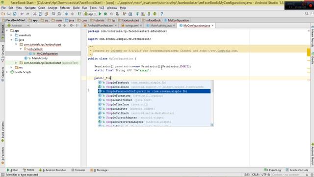 Android FaceBook SDK Ep.01 : Setup,Login - and Show Toast смотреть онлайн