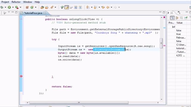 Android Tutorial & Lessons 27: Tomato-Tomahto, Bit-Byte, whatev our app reads and writes data!!!! смотреть онлайн