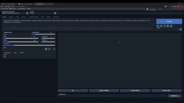 Интерфейс Stable Diffusion