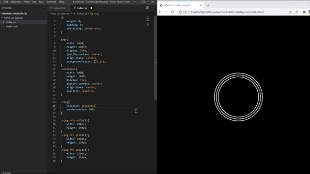 CSS Loading Animation Effects | Pure CSS Loader | CSS Page Loader and Spinner Animation смотреть онлайн