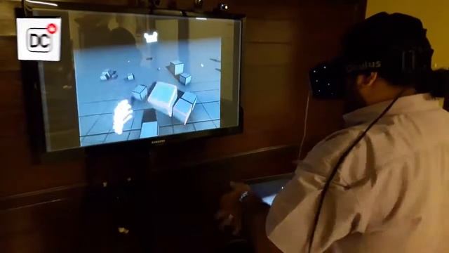 Oculus + LEAP Blocks Interactive Virtual Reality Sample HD смотреть онлайн