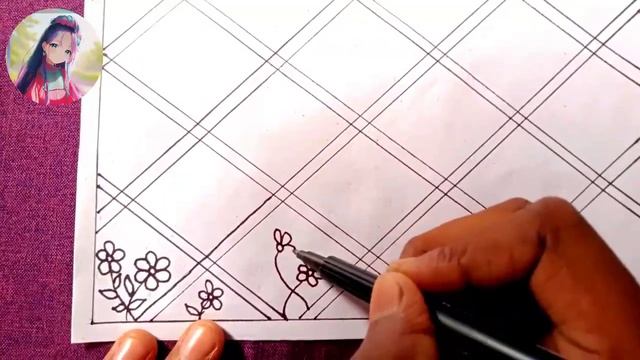 New Nokshi Katha Design // hand drawing Nokshi Katha Design//Nokshi Katha Design/embroidery design? смотреть онлайн
