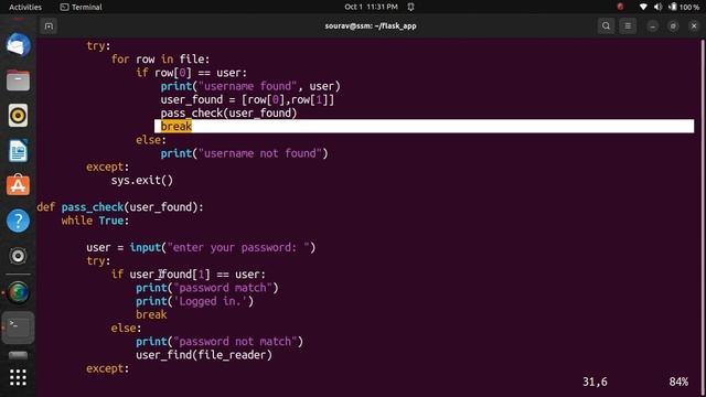 Python Flask login tutorial смотреть онлайн
