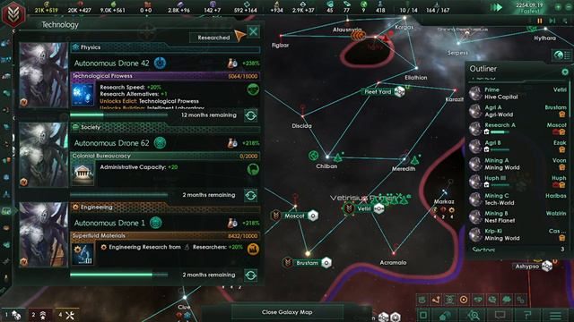 Stellaris Let's Play: Modded Bioform Hive Assimilators: EP12 смотреть онлайн