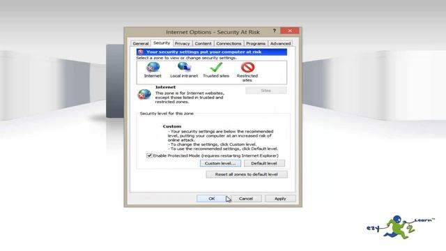 How to enable ActiveX in Internet Explorer for IP Camera by Ezy2Learn смотреть онлайн