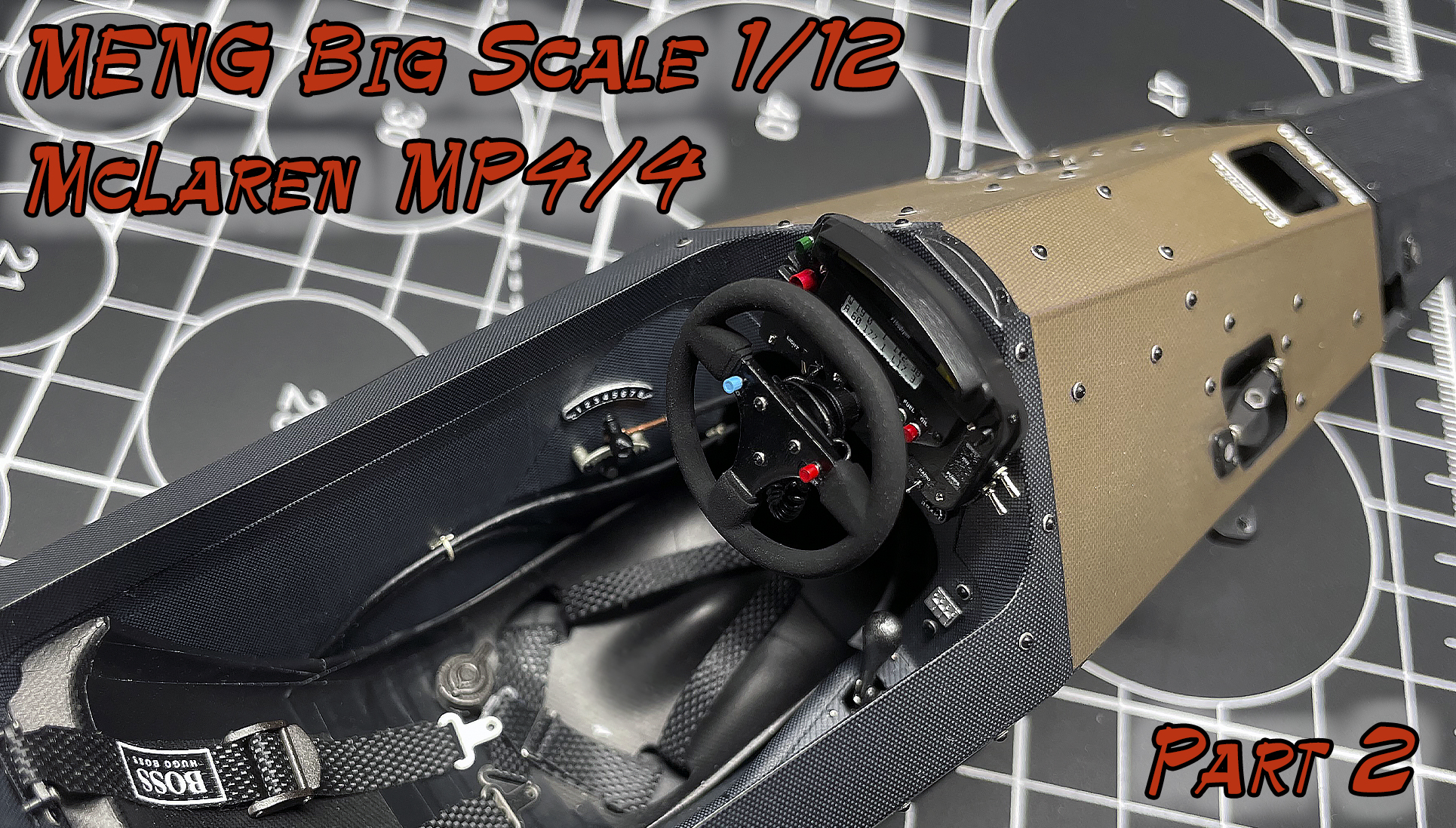 Big Scale Series 1/12th McLaren MP4/4 Часть 2